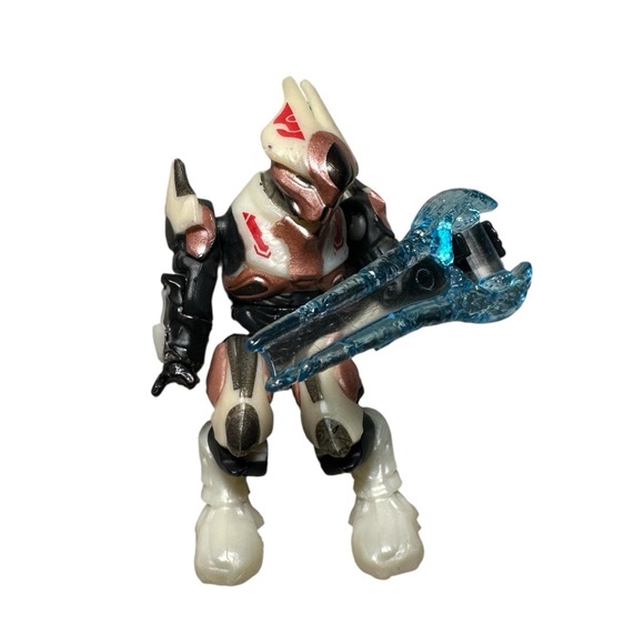 Mega Bloks Other - 2012 Halo Mega Bloks Construx Covenant White Elite Ultra Mini Figure #96982